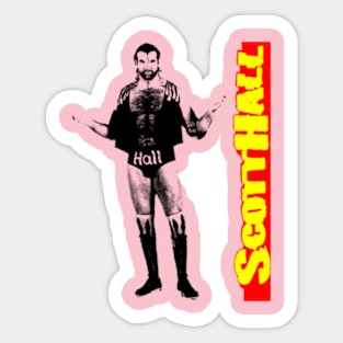 scott hall t-shirt Sticker